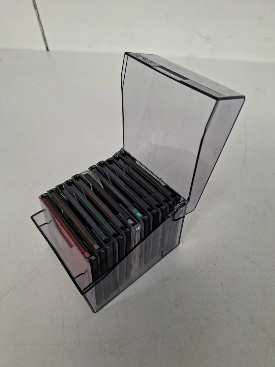 Vintage Sharp MD-MT290H MiniDisc Recorder Set – Getest + Opbergtas & 10x MiniDisc!
