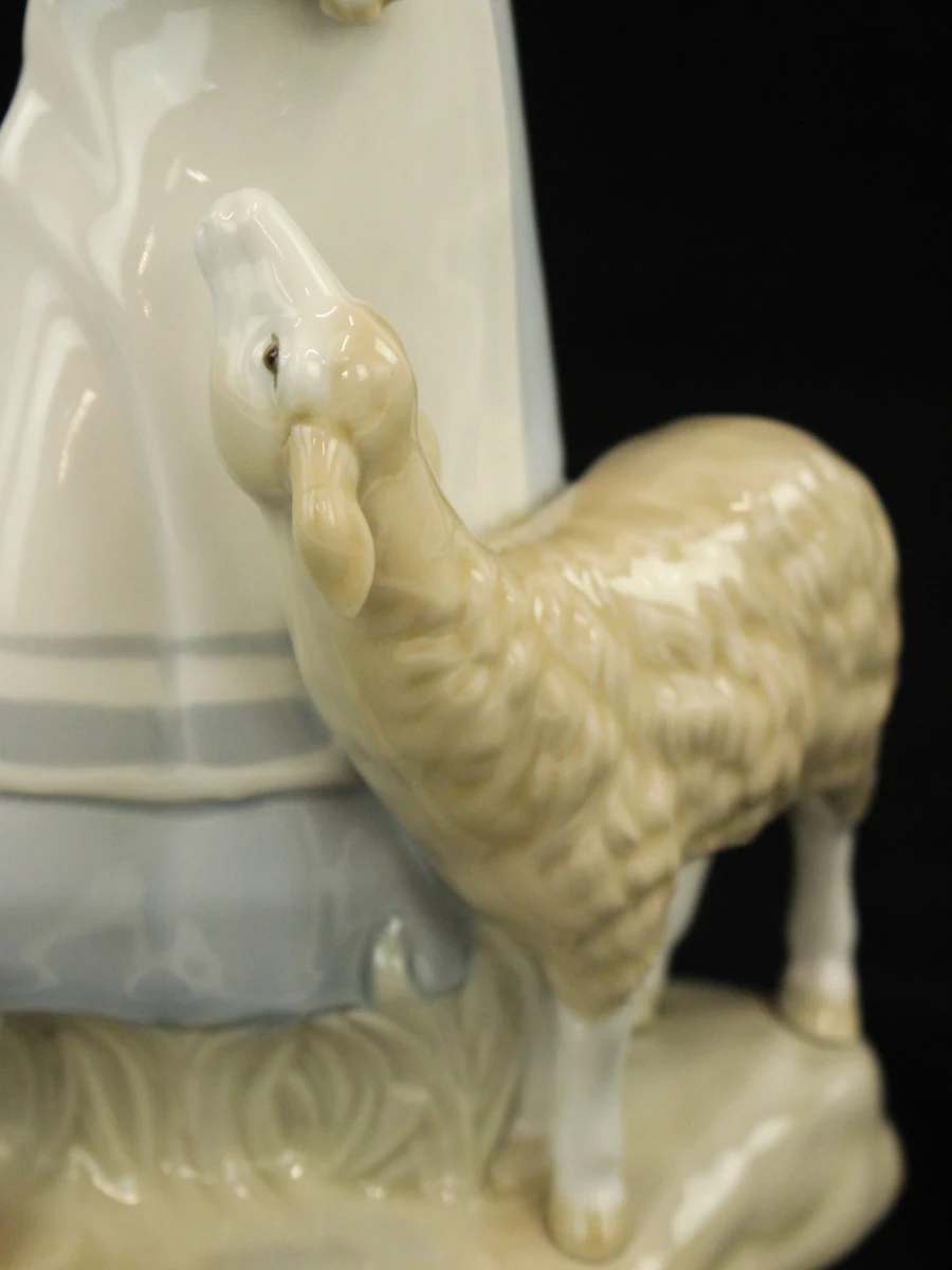 Porcelanas Miquel Requena - meisje met lam en schaap - Valencia, Spanje ca. jaren 1970/80 - foto 8