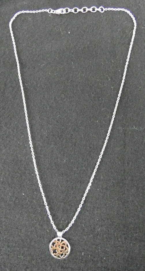 Zilveren Silver Rose Ketting met Bloemmotief - foto 2