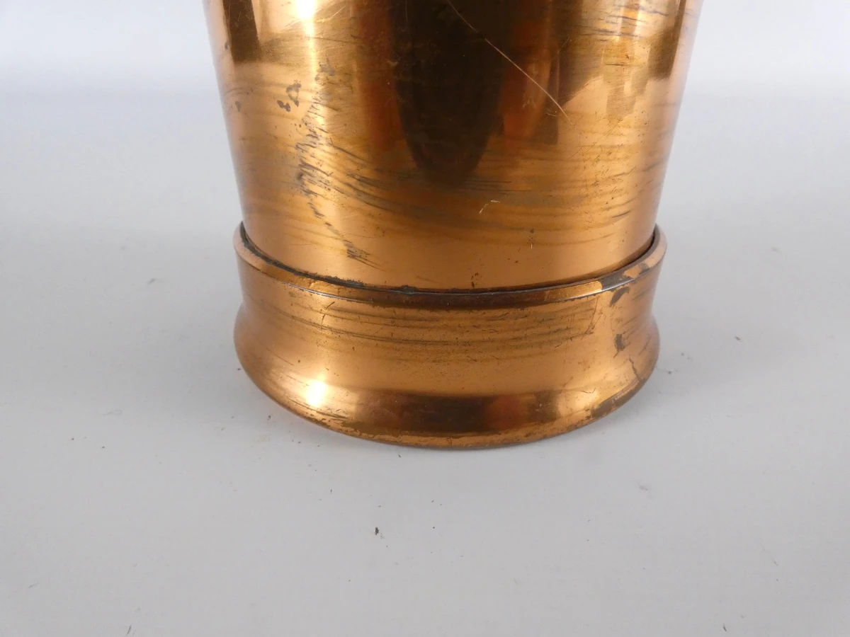 Vintage mijnwerkerslamp op batterijen / Decoratieve koperen lantaarn - foto 21
