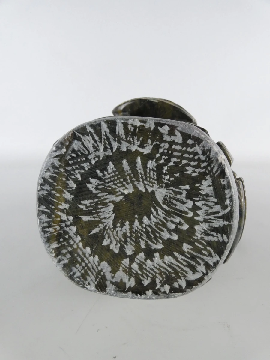 Decoratieve handgesneden stenen vaas/sculptuur in Egyptische stijl - foto 8