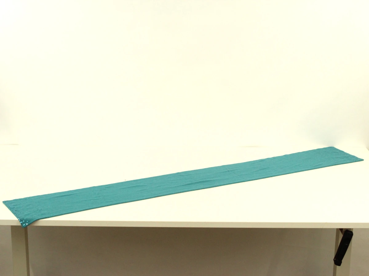 Damart sjaal met subtiele pailletten aan de uiteindes - turquoise - foto 7