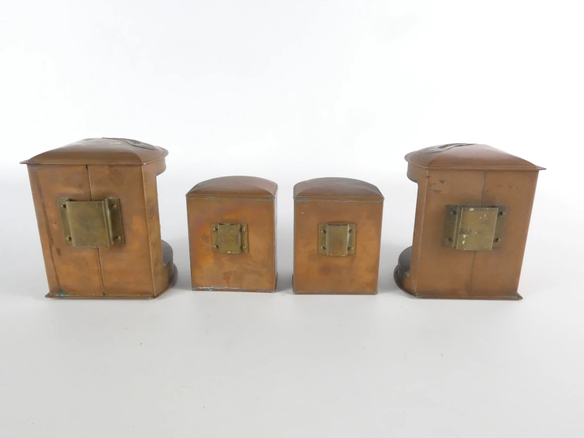 Set van 4 vintage scheeps- of navigatielampen - foto 2
