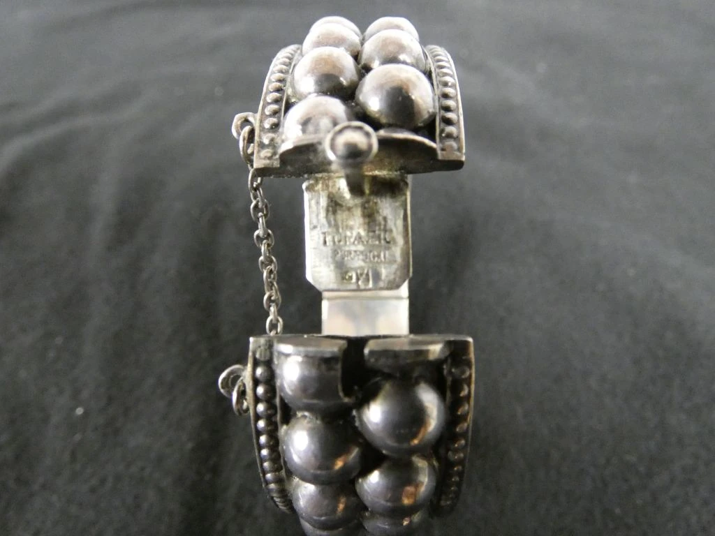 Topazio Portugese Zilveren Bangle Armband - foto 4