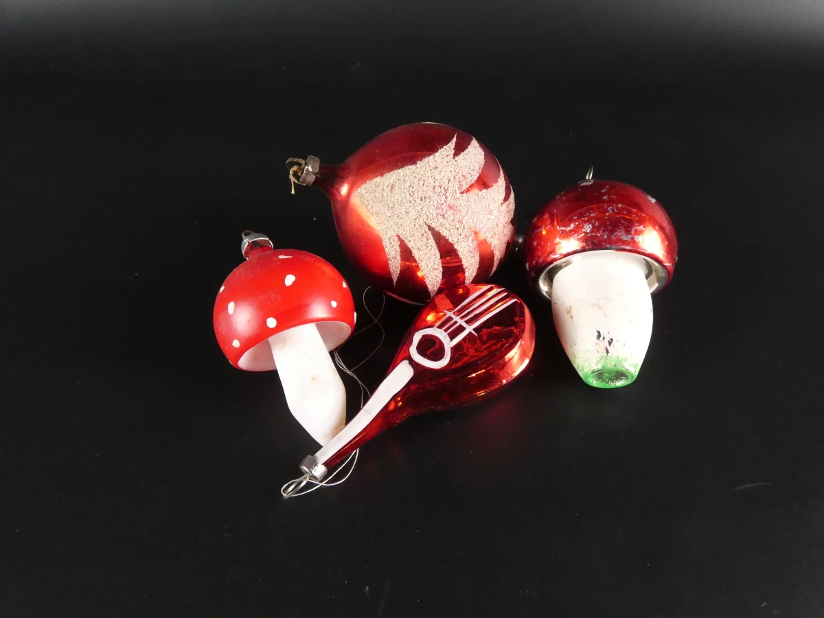Vintage kerstdecoratie in dozen - foto 4