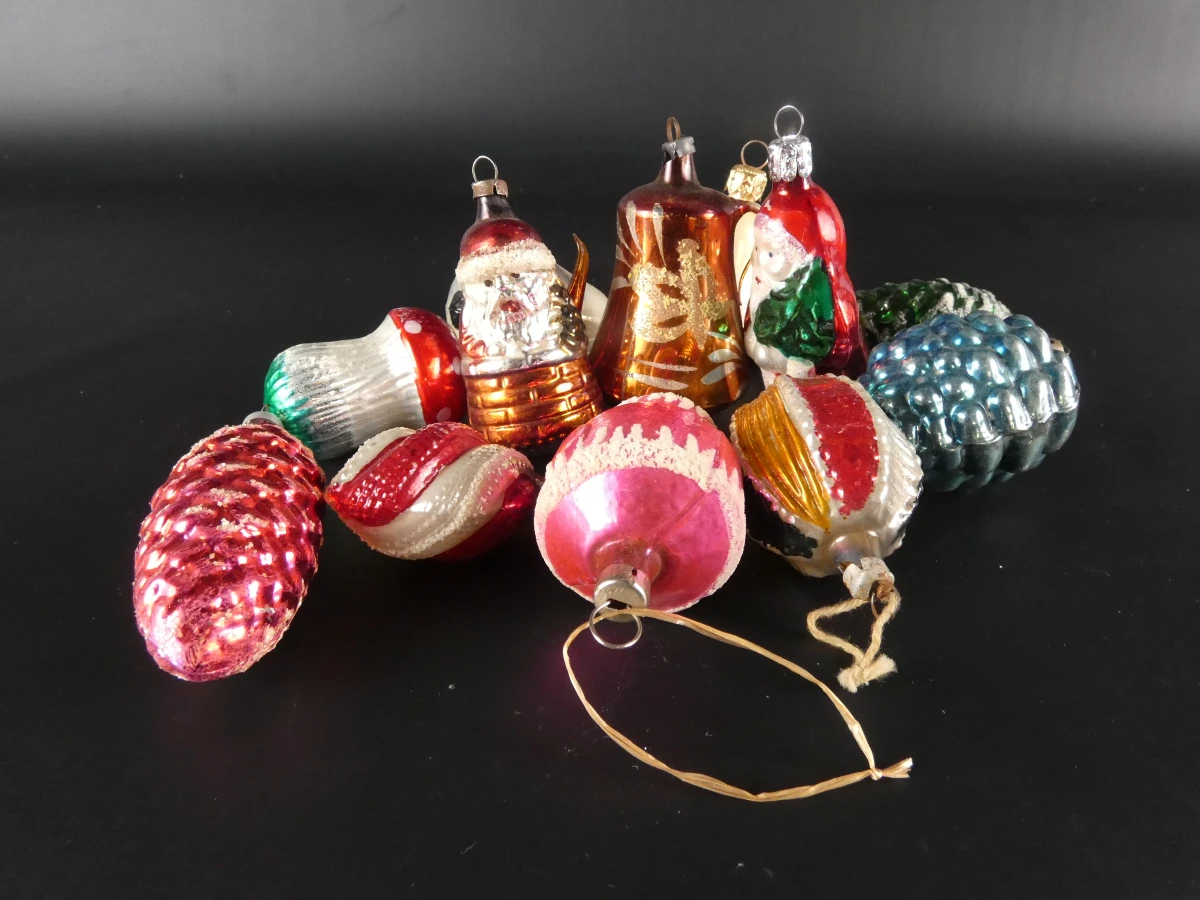 Vintage kerstdecoratie in dozen - foto 11
