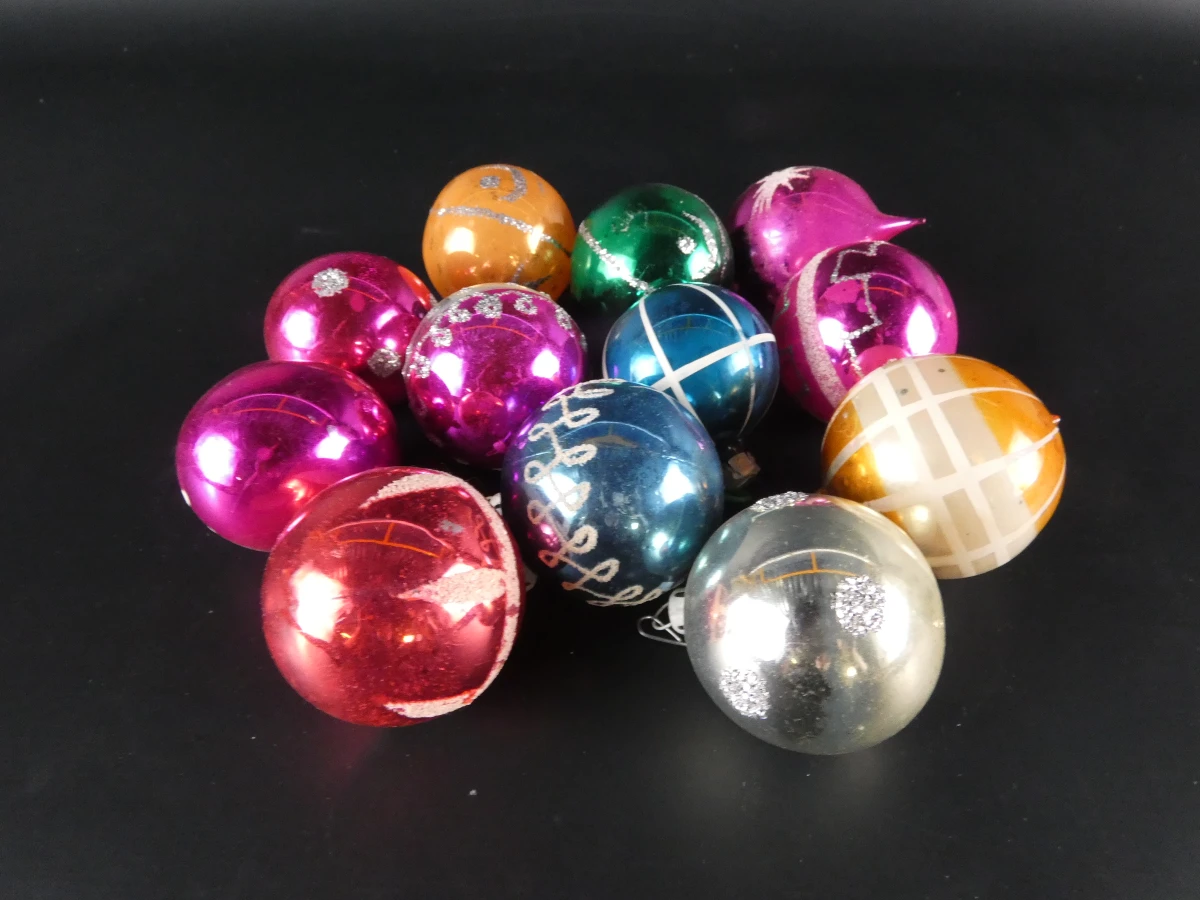 Vintage kerstdecoratie in dozen - foto 15