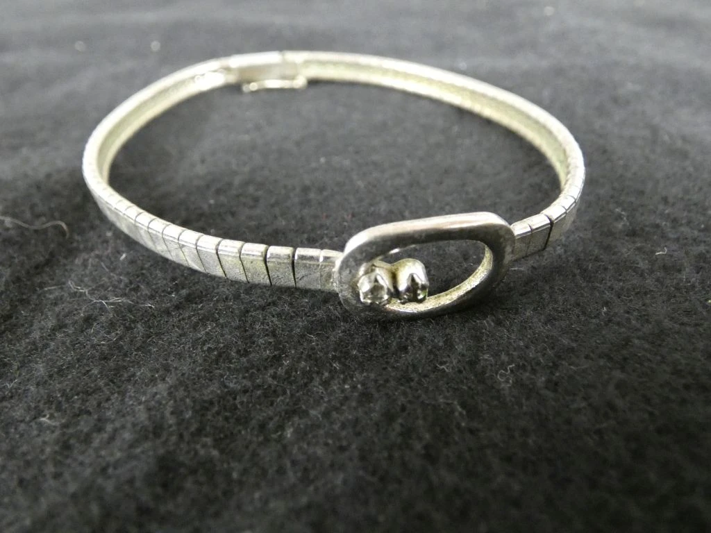 Elegante Zilveren Armband met Centraal Detail - foto 2