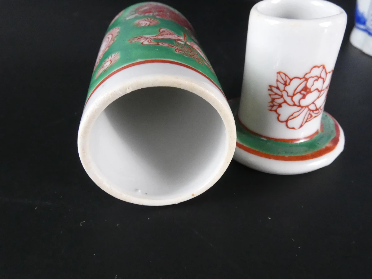 Vijf Chinese Porseleinen Objecten - foto 10