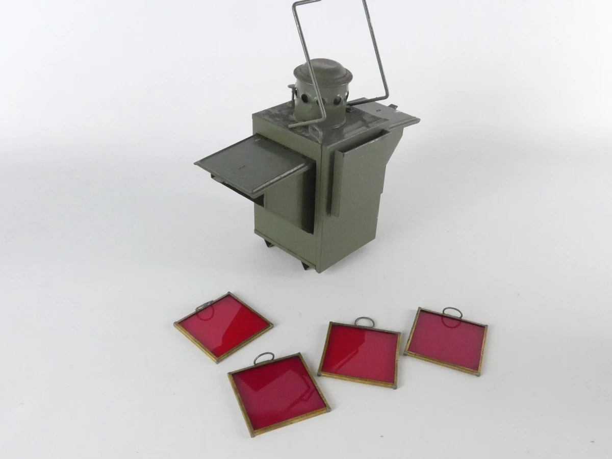 3 oude seinlampen -  Spoorwegen - foto 10