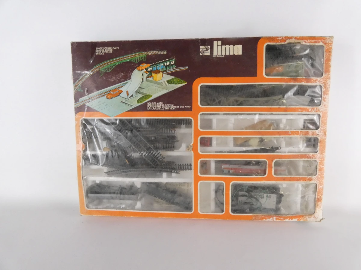 Lima H0 modeltreinverzameling – 3 dozen met locomotieven, wagons, rails en toebehoren - foto 2