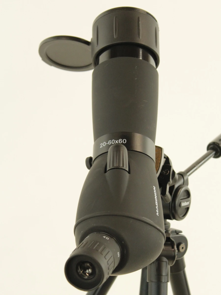 Maginon 20–60×60 spotting scope met Velbon statief en statiefkop - foto 8
