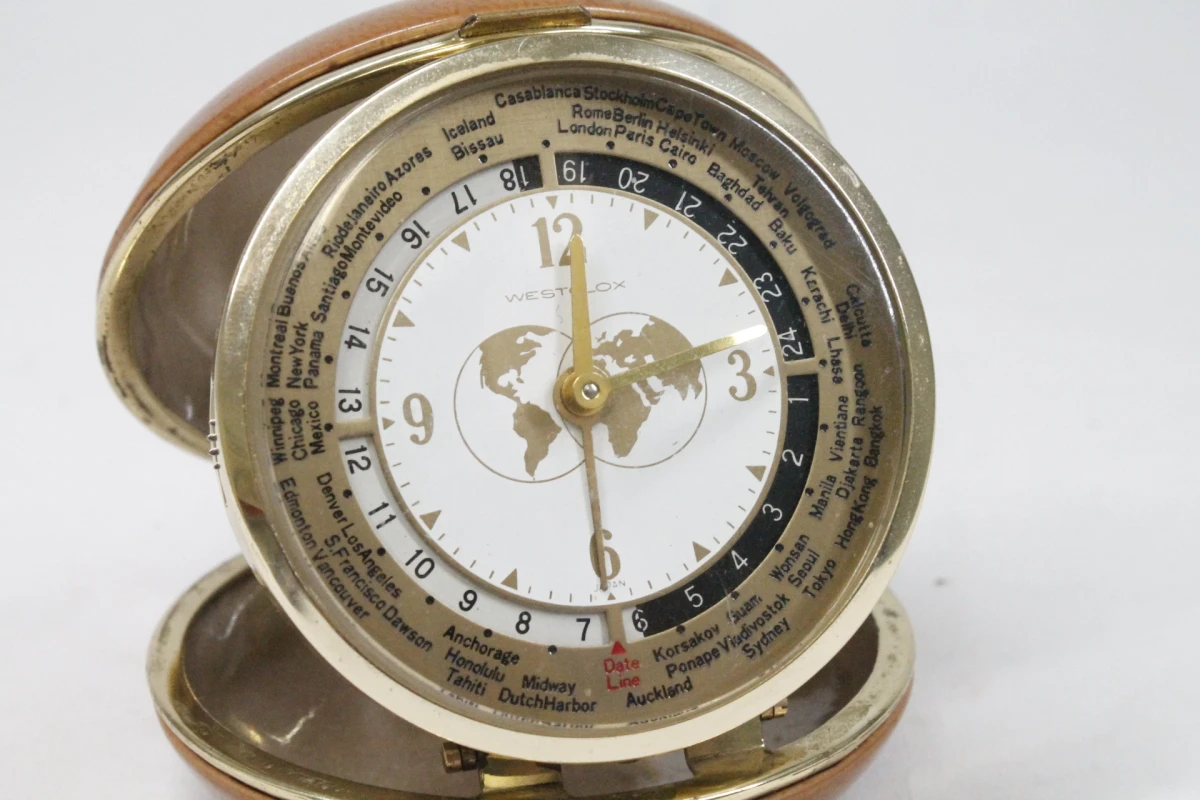 Vintage reiswekker 'Westclox' - foto 7