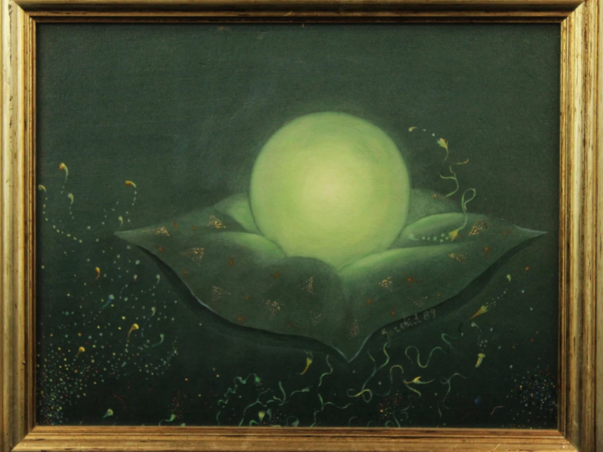 “Jorski” 1989 - twee surrealistische schilderijen op paneel - foto 3
