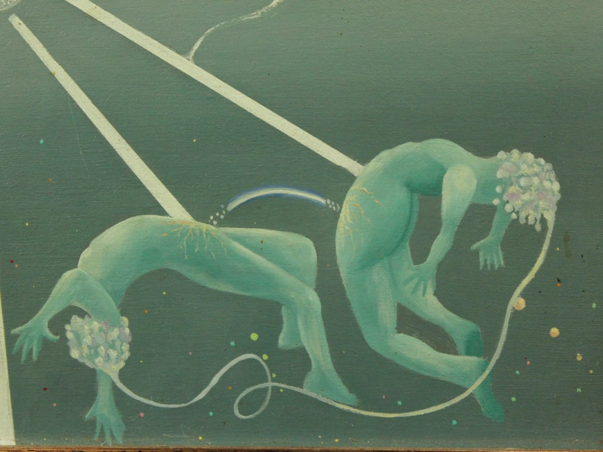 “Jorski” 1989 - twee surrealistische schilderijen op paneel - foto 12