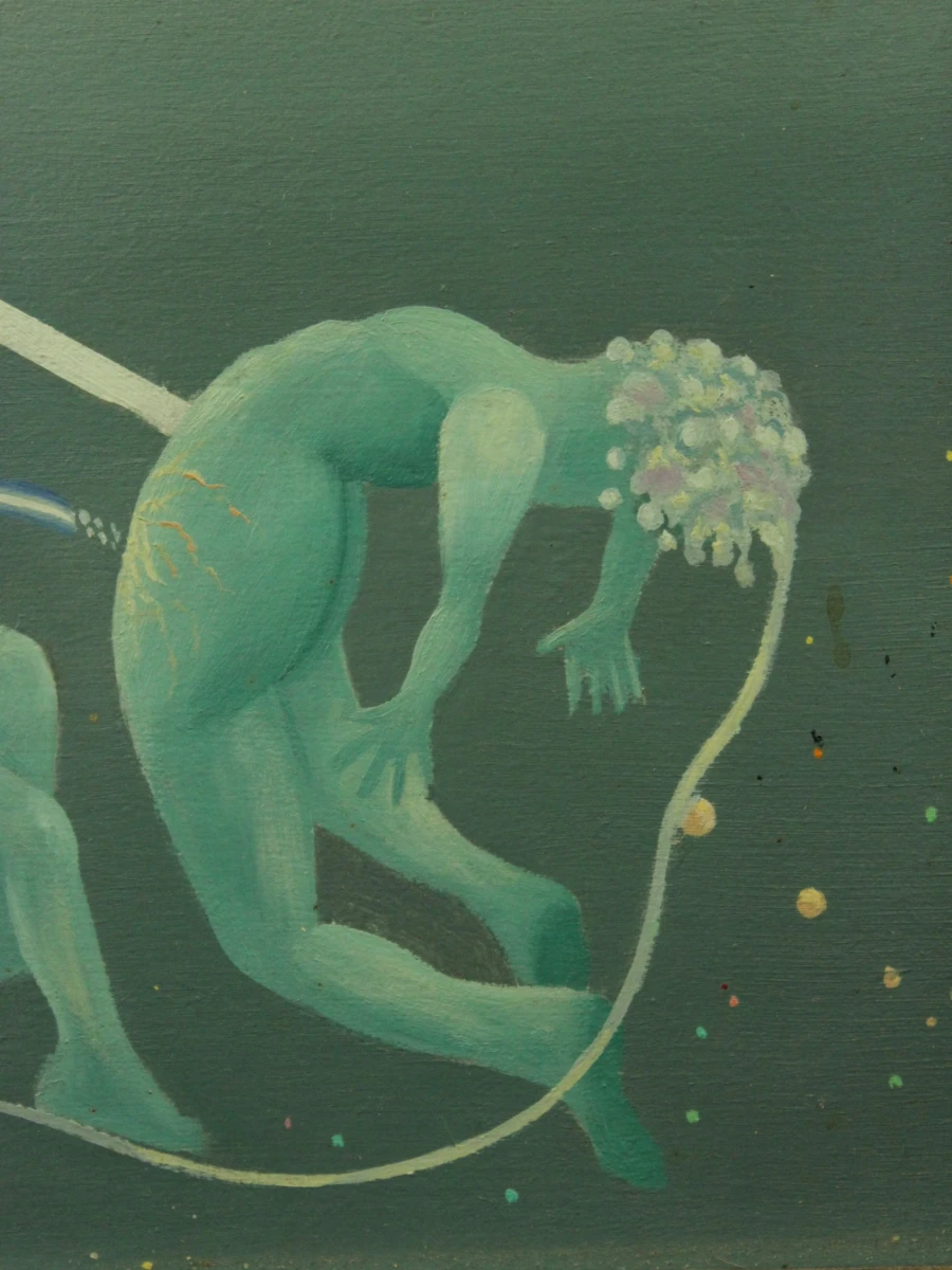 “Jorski” 1989 - twee surrealistische schilderijen op paneel - foto 13