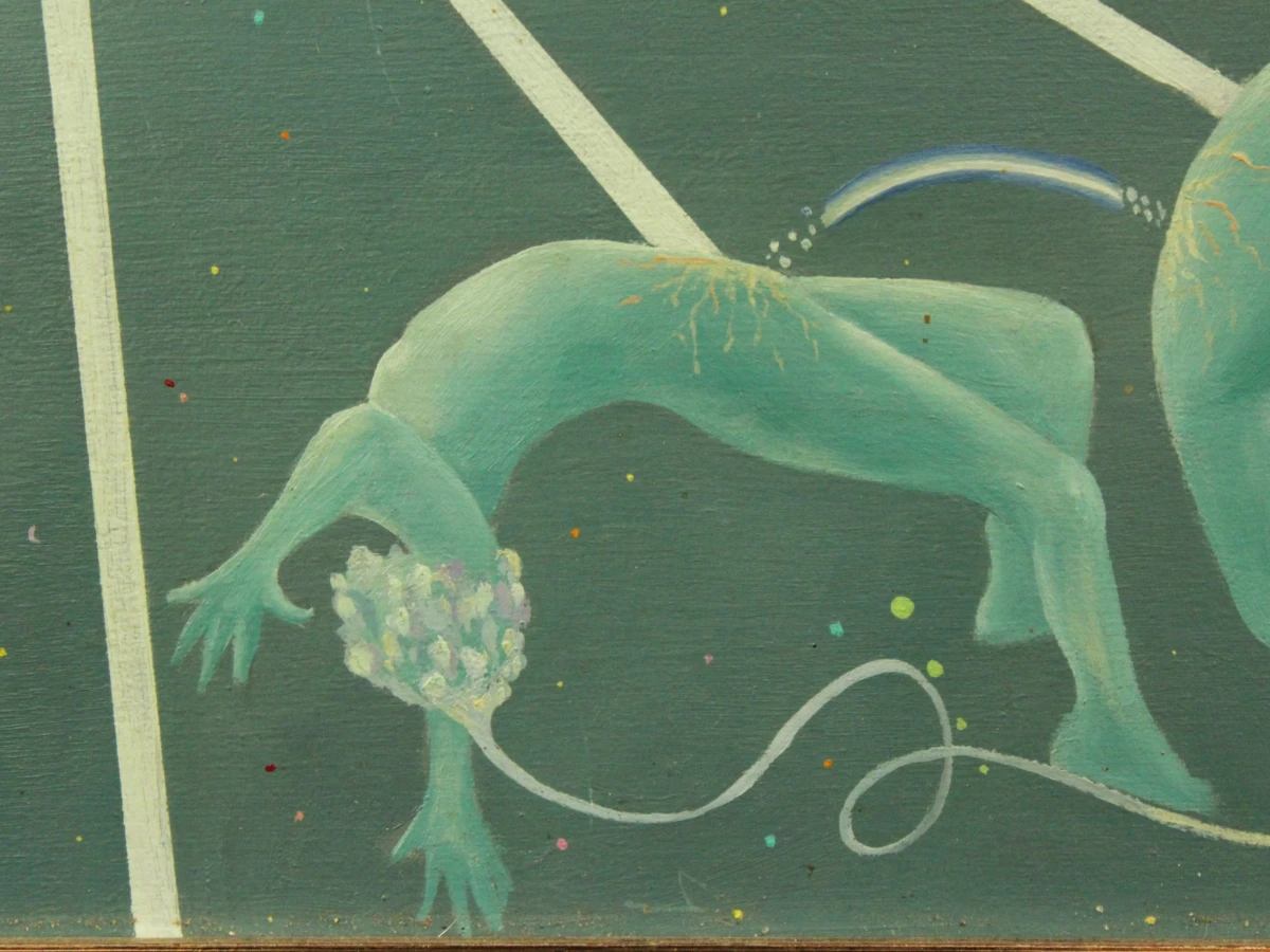 “Jorski” 1989 - twee surrealistische schilderijen op paneel - foto 14