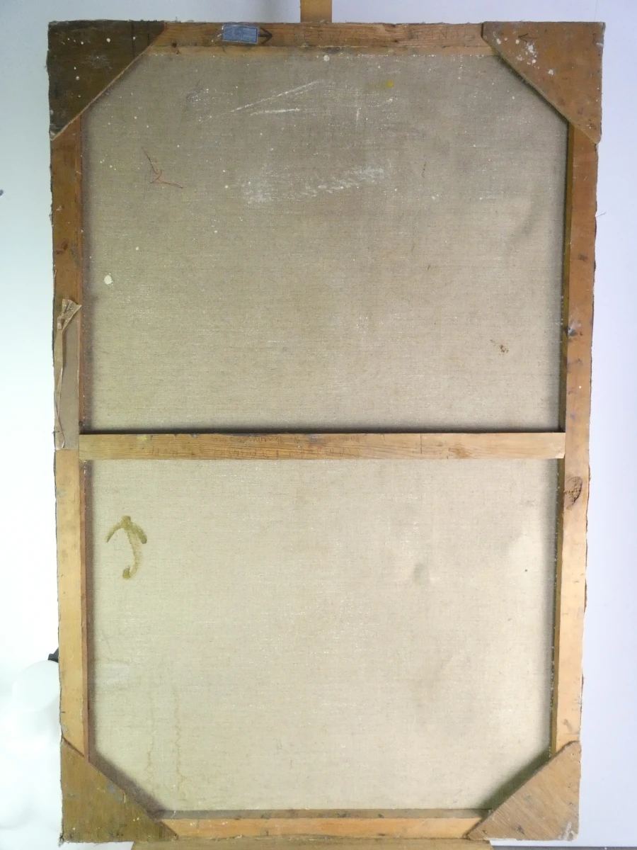 Abstract olieverfschilderij – E. GRON, 1993 - foto 12