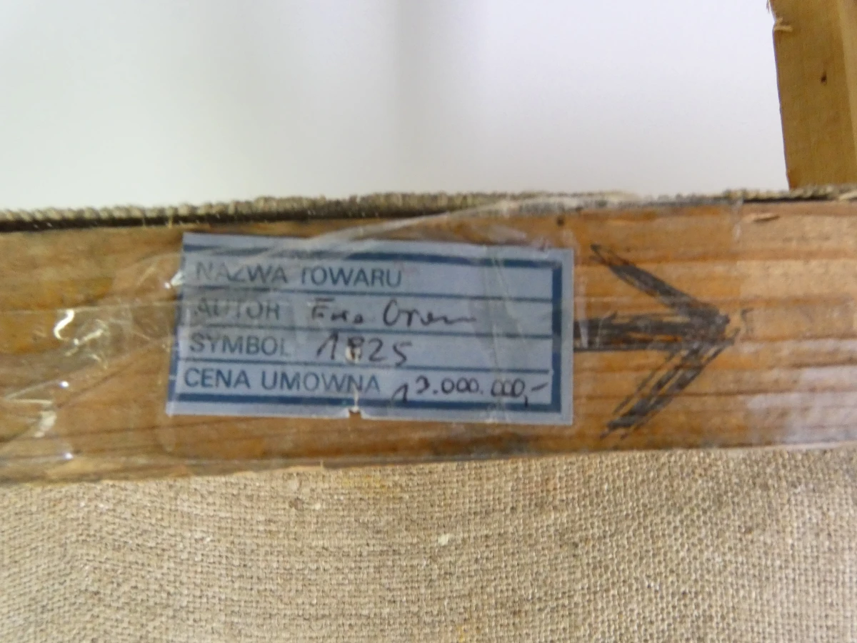 Abstract olieverfschilderij – E. GRON, 1993 - foto 13