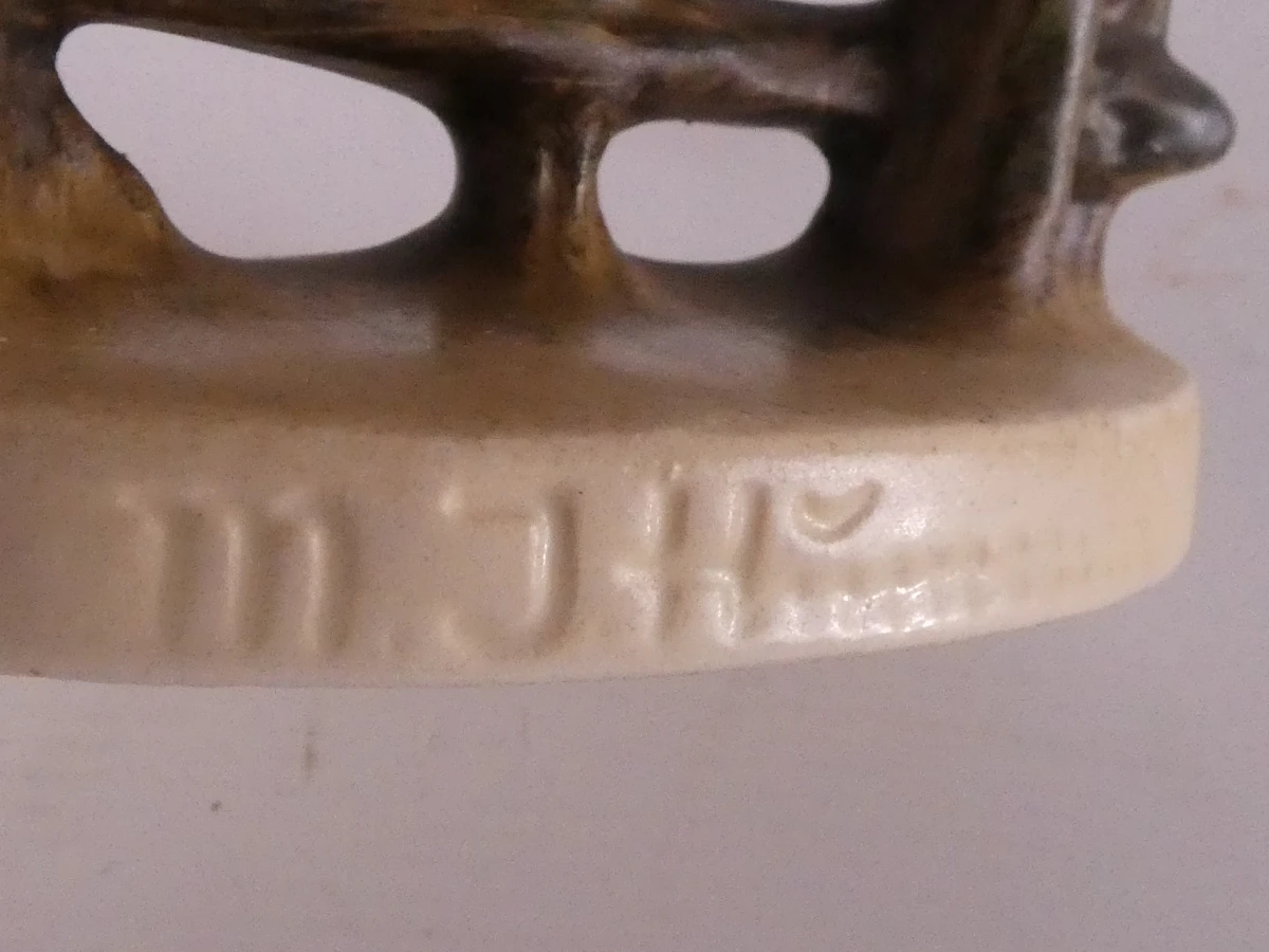 Vier handbeschilderde porseleinen M.I. Hummel-beeldjes van Goebel - foto 16