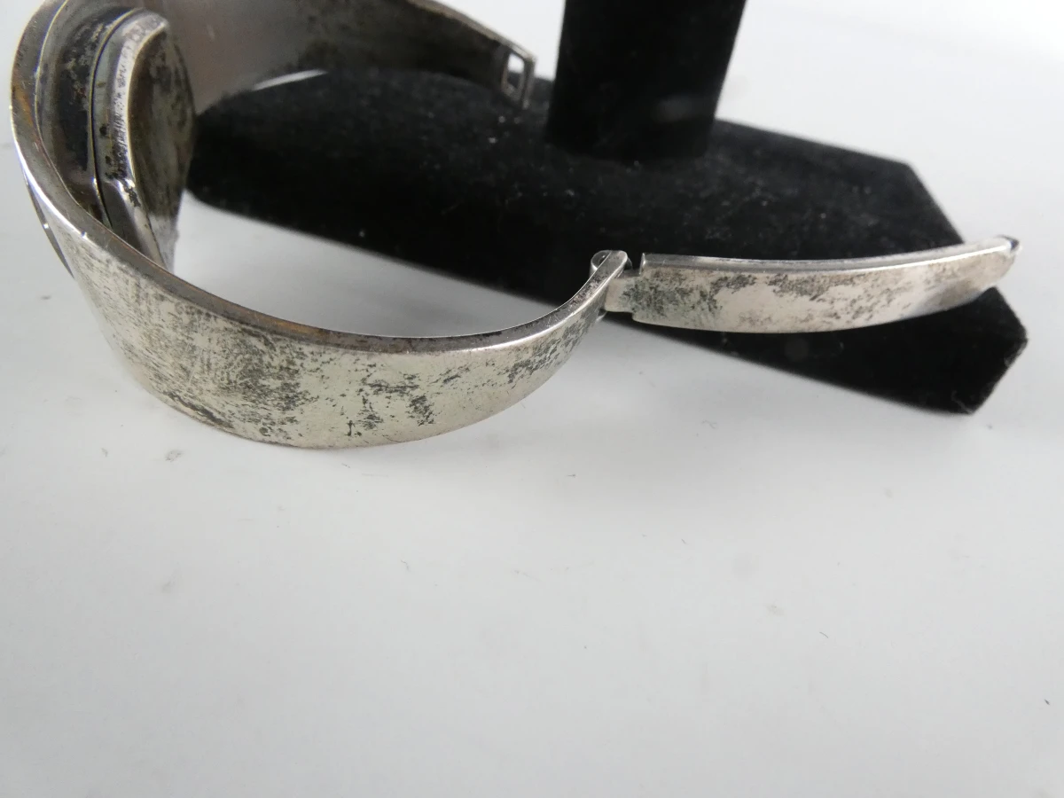 Gilde vintage 800 zilveren dameshorloge - armbandmodel - 44 g - foto 13