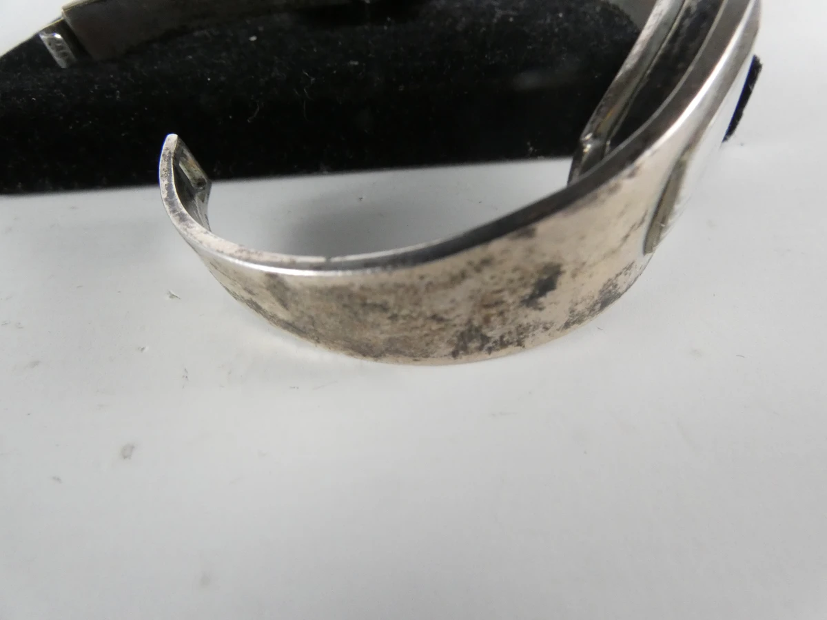 Gilde vintage 800 zilveren dameshorloge - armbandmodel - 44 g - foto 11
