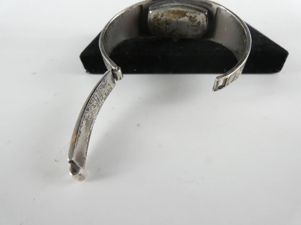 Gilde vintage 800 zilveren dameshorloge - armbandmodel - 44 g - foto 15
