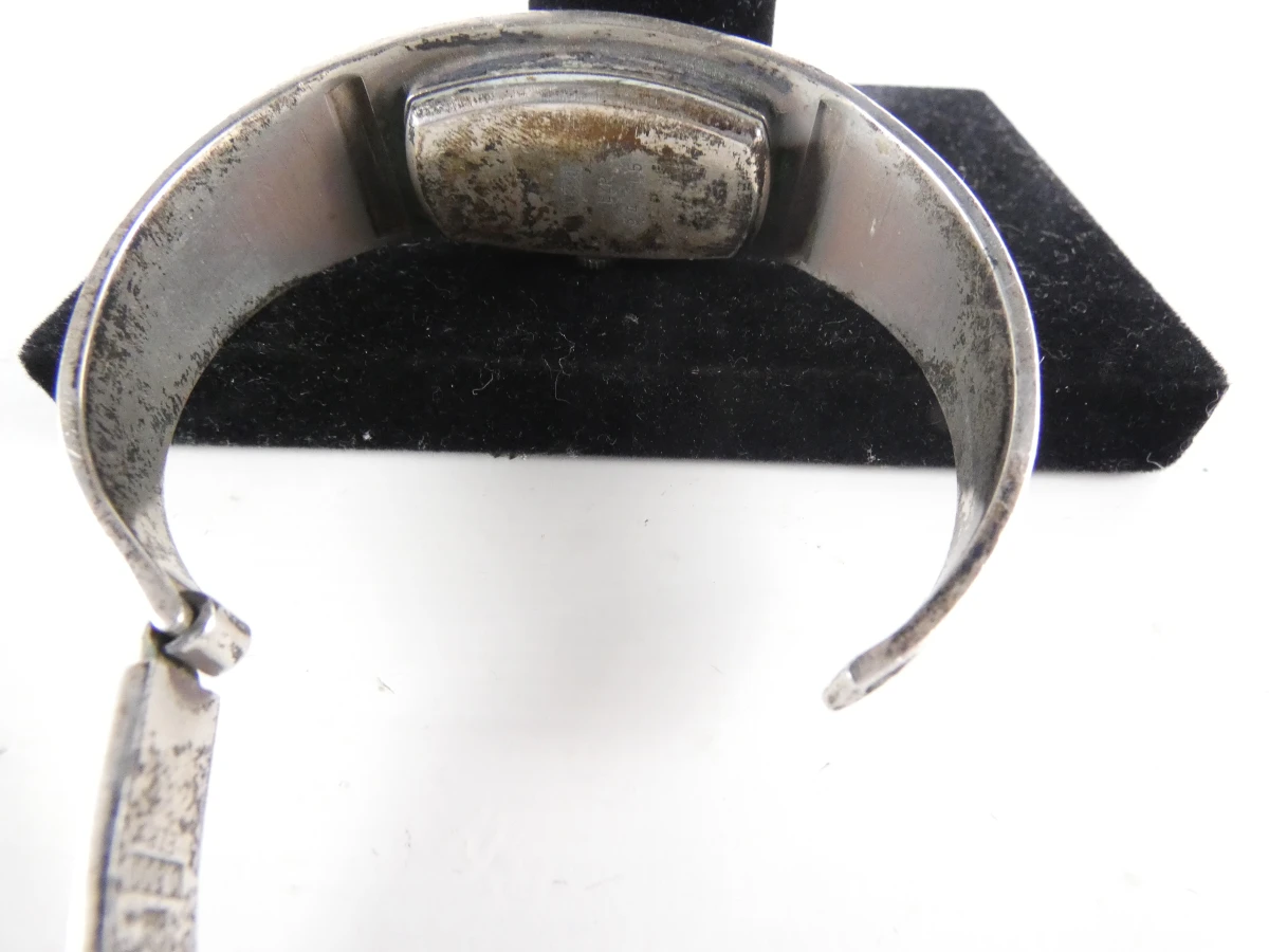 Gilde vintage 800 zilveren dameshorloge - armbandmodel - 44 g - foto 2
