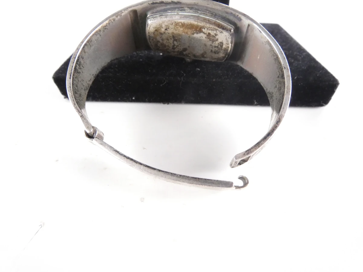 Gilde vintage 800 zilveren dameshorloge - armbandmodel - 44 g - foto 4