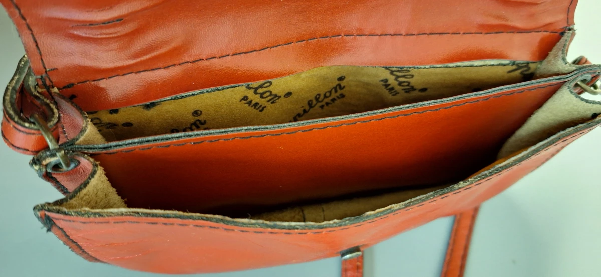 Lederen handtas 'Papillon Paris' - foto 4