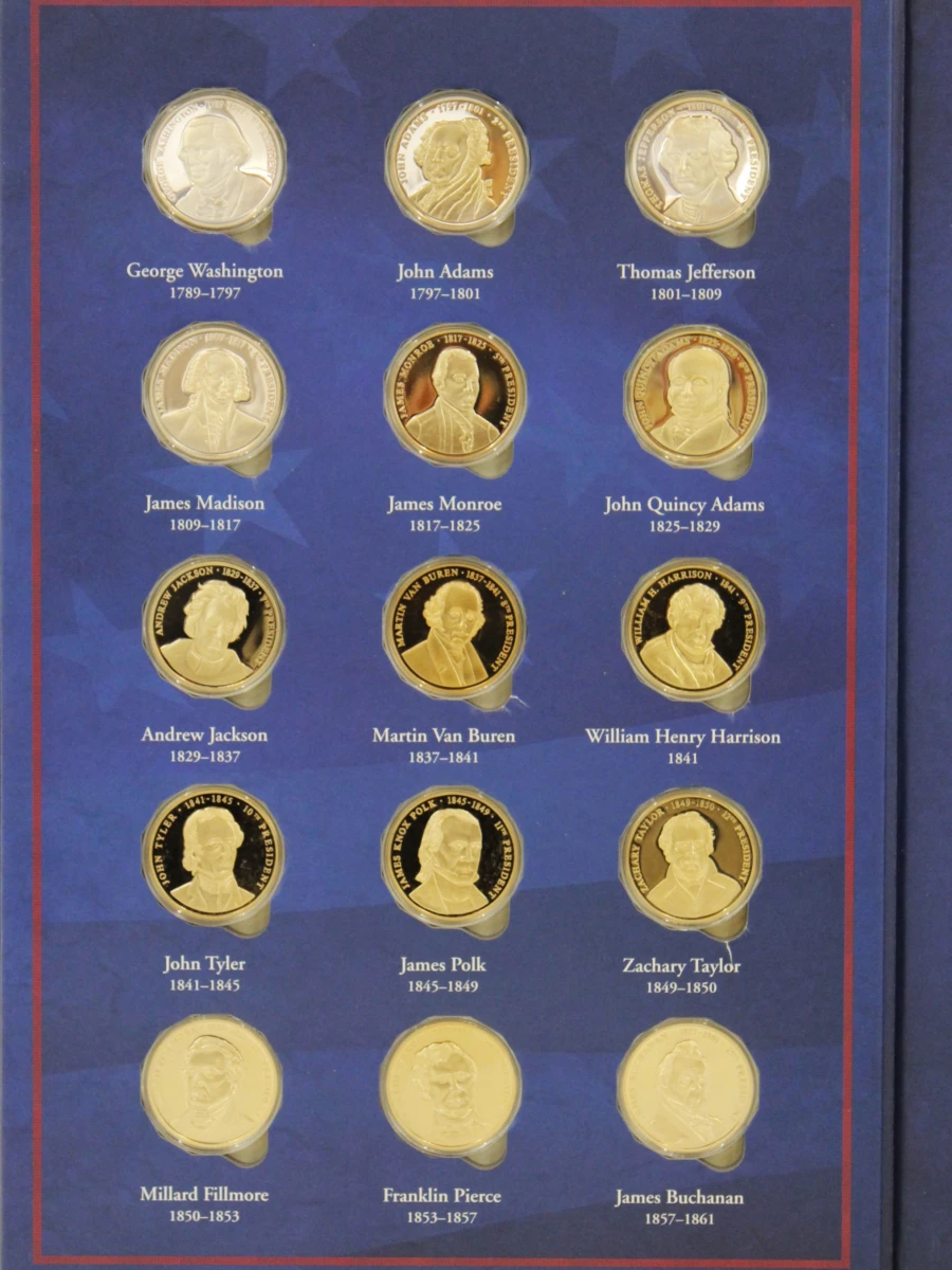 The Presidents of the United States of America – presidentiële medailles in verzamelalbum - foto 5