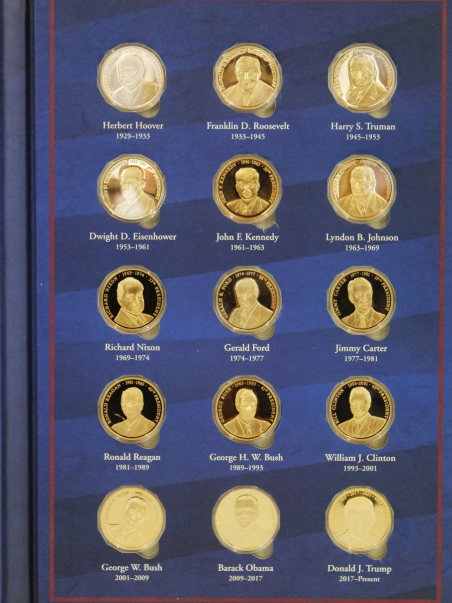 The Presidents of the United States of America – presidentiële medailles in verzamelalbum - foto 7