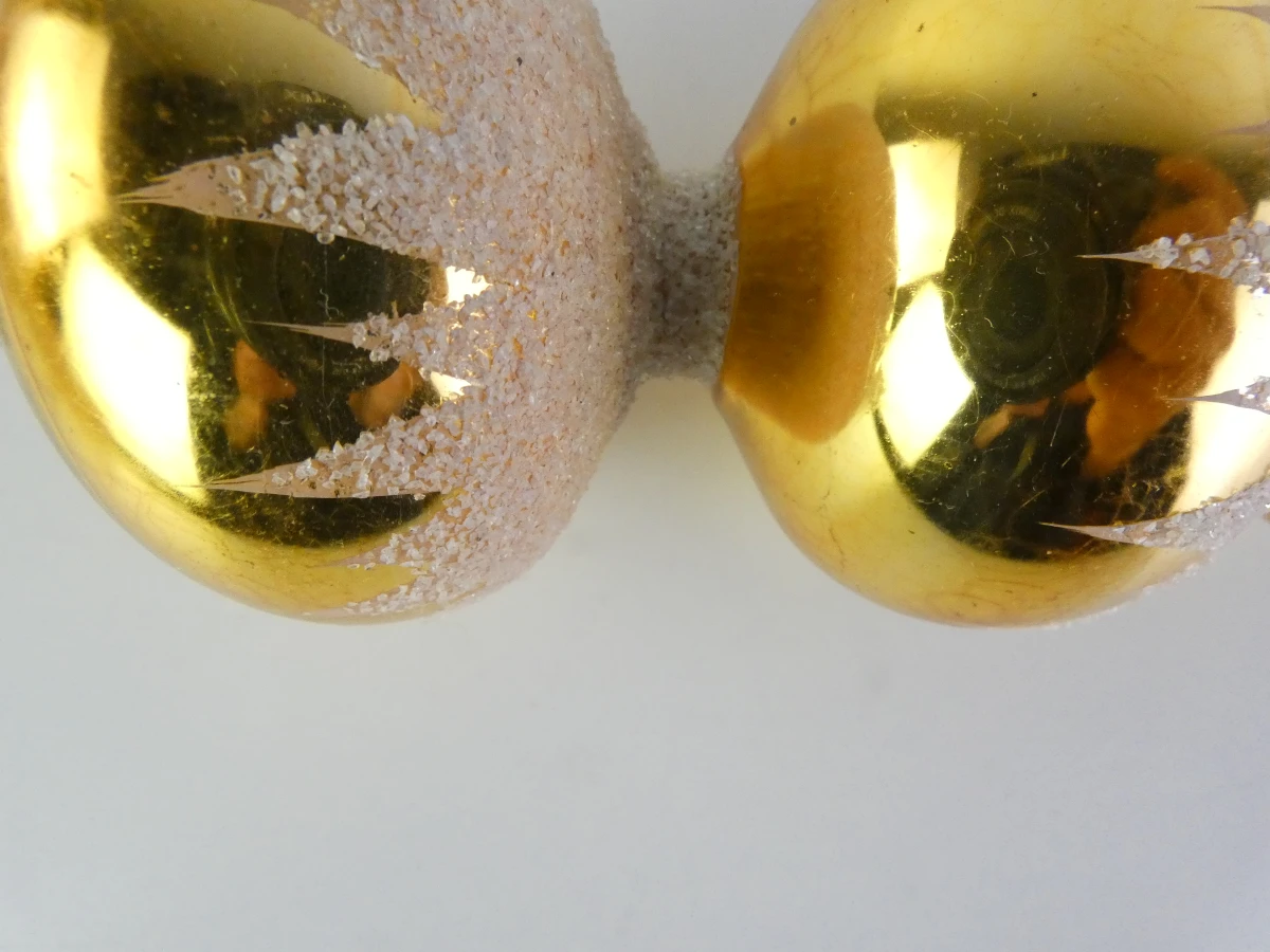 Grote partij vintage glazen kerstornamenten incl. 2 kerstpieken(69 stuks) - foto 5