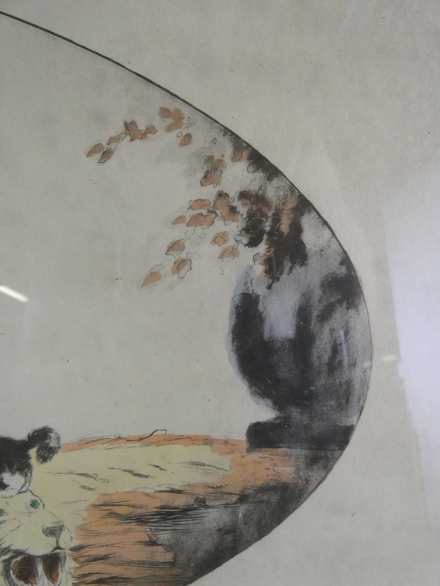 Schitterende pendanten Art Déco Drogenaaldetsen – E. Naudy (Edouard Renaudin, 1890-1980) – ca. 1920/1930 - foto 17