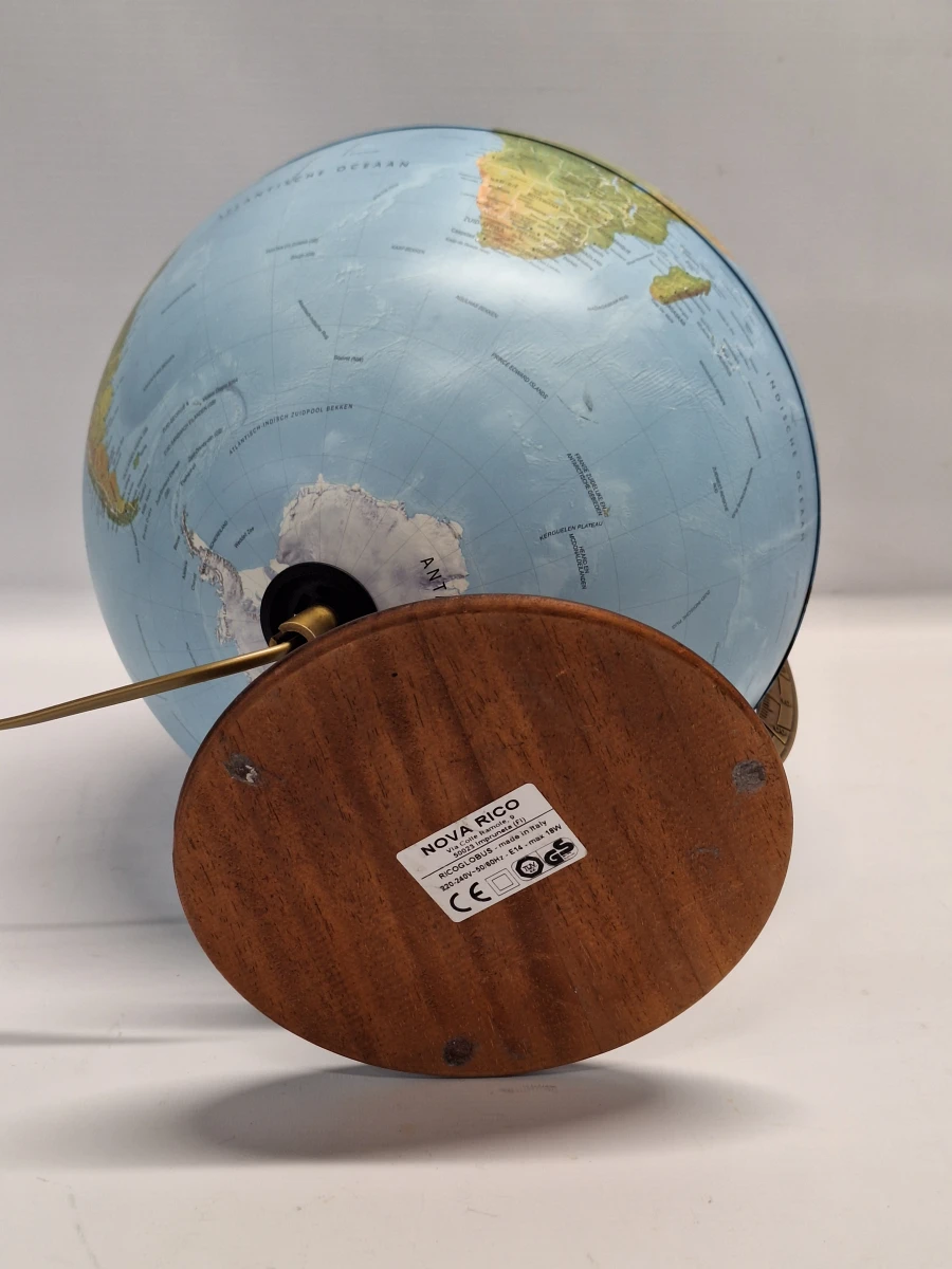 Stijlvolle Nova Rico Astra wereldbol met luxe houten voet - foto 11