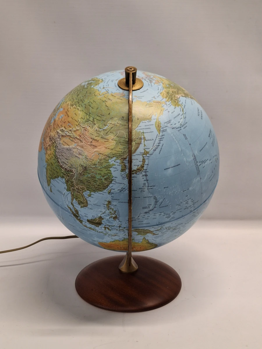 Stijlvolle Nova Rico Astra wereldbol met luxe houten voet - foto 7