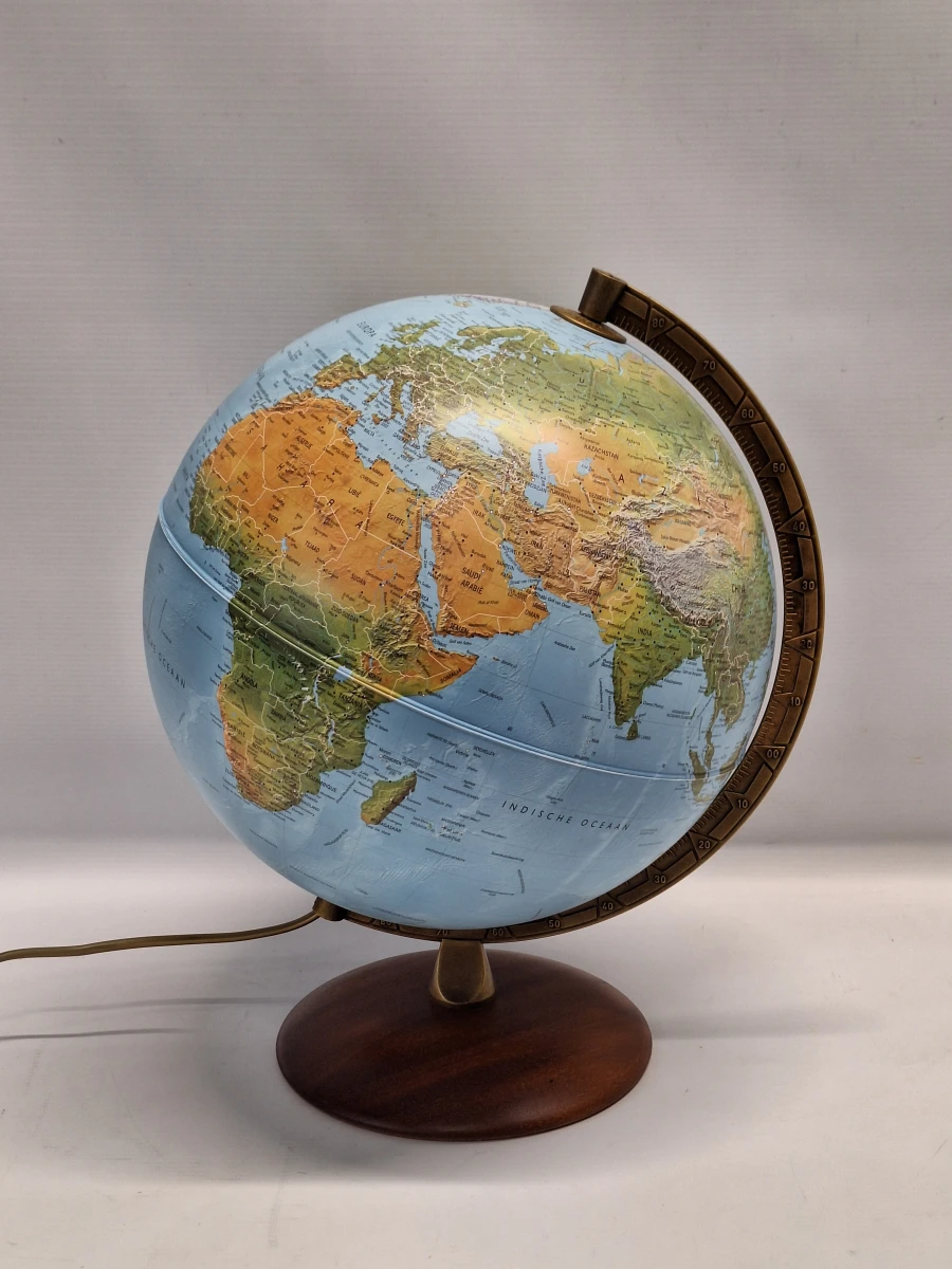 Stijlvolle Nova Rico Astra wereldbol met luxe houten voet - foto 6