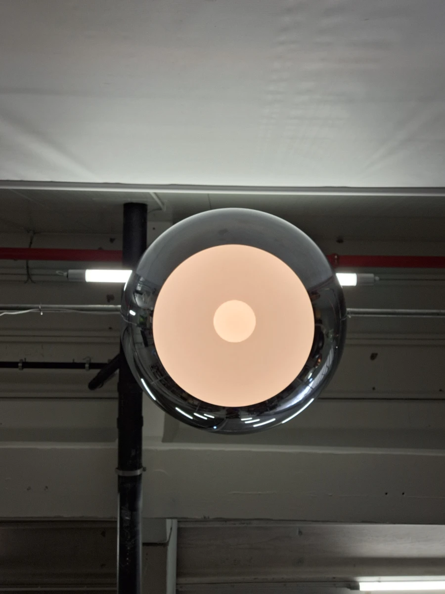 Lucide Seventies bolvormige hanglamp in spiegelend chroom - foto 4