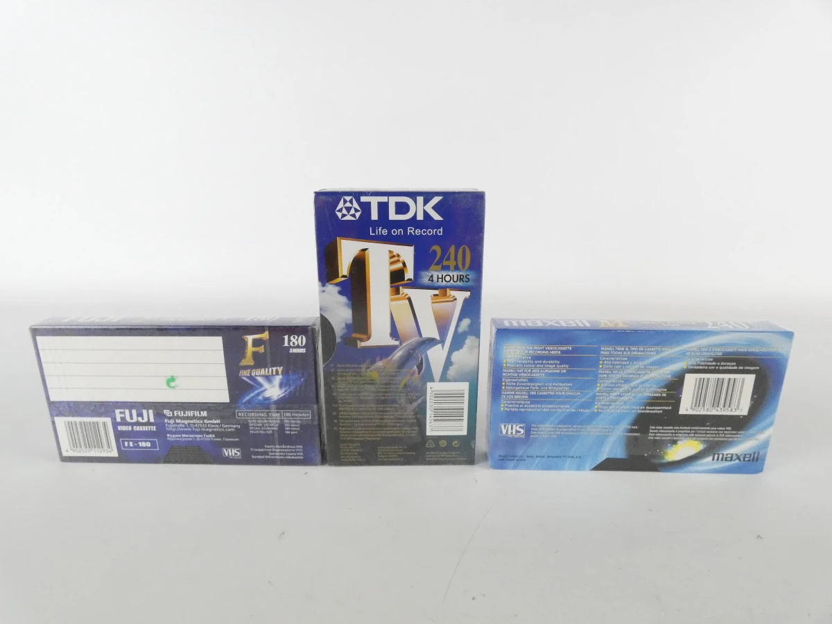 14 blanco nostalgische VHS-cassettes (OVP) - foto 3