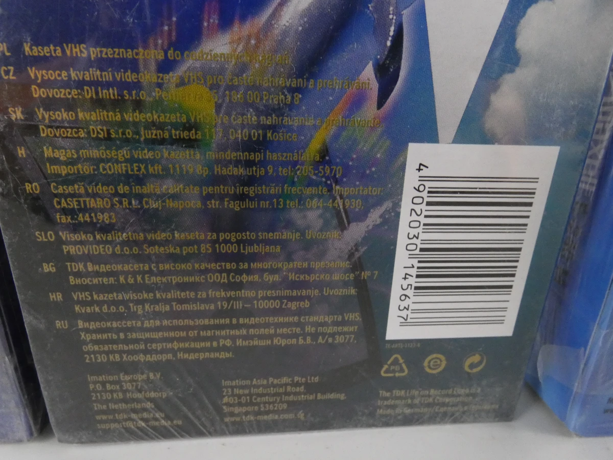 14 blanco nostalgische VHS-cassettes (OVP) - foto 4