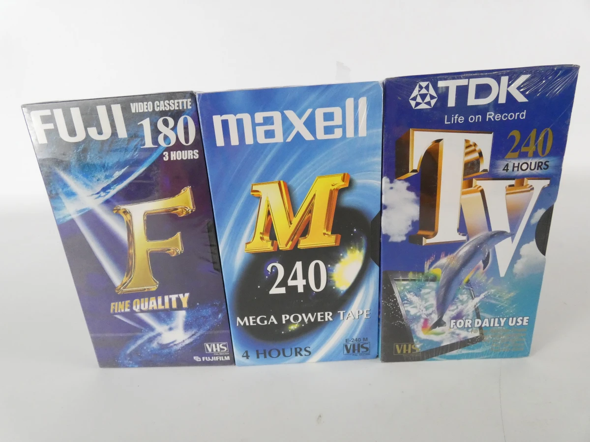 14 blanco nostalgische VHS-cassettes (OVP) - foto 8