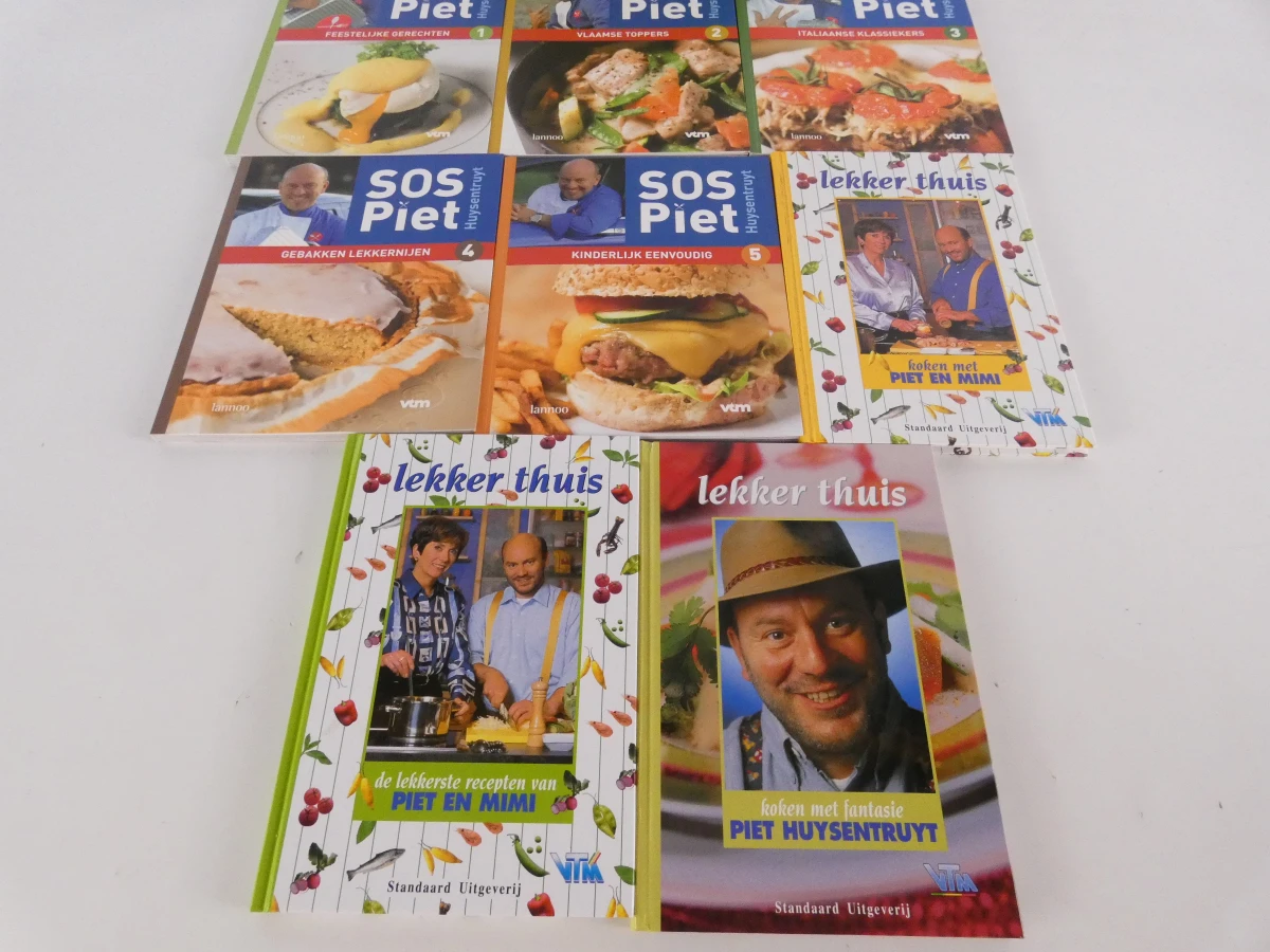 Set van 9 kookboeken van Piet Huysentruyt - foto 4