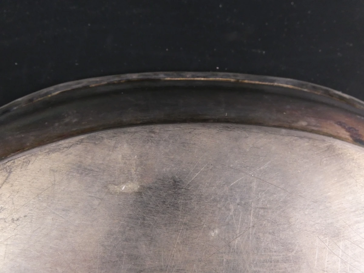 3 verzilverde dienbladen, Engeland (4285 gr.) - foto 5