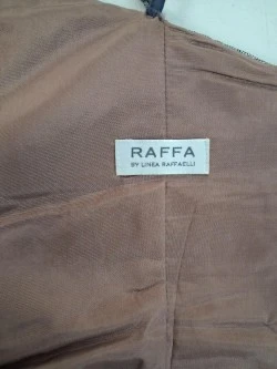 korset-stijl crop top met spaghettibandjes van de RAFFA Boutique, size 40 - foto 4