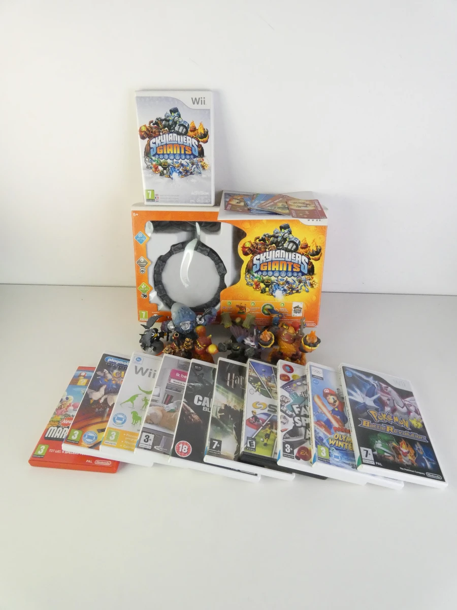 Nintendo Wii Mega Lot: Skylanders Giants Starterpack + 10 Figuren + 10 Games - foto 12