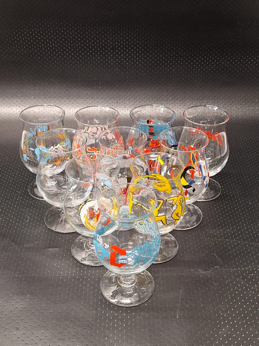 Set van 10 Duvel Art, Special Edition en Duvel Collection glazen - foto 13