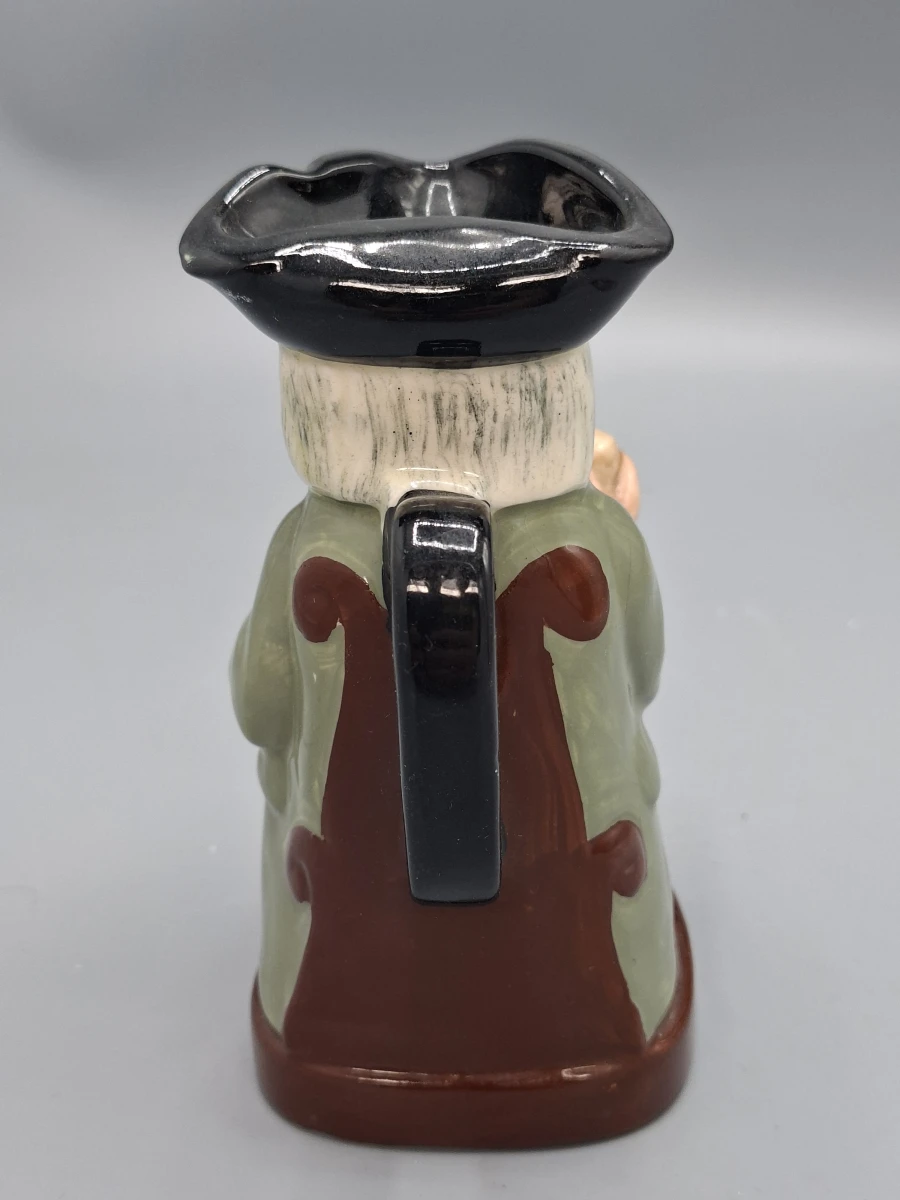 Vintage Royal Doulton Toby Jug "Happy John" – Handgeschilderd Engels Aardewerk – Gesigneerd - foto 3