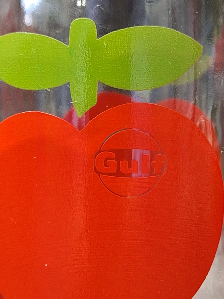 Set van 9 vintage Gulf appel voorraadpotten geproduceerd door Verreries Mécaniques Champenoises France (VMC) - foto 7