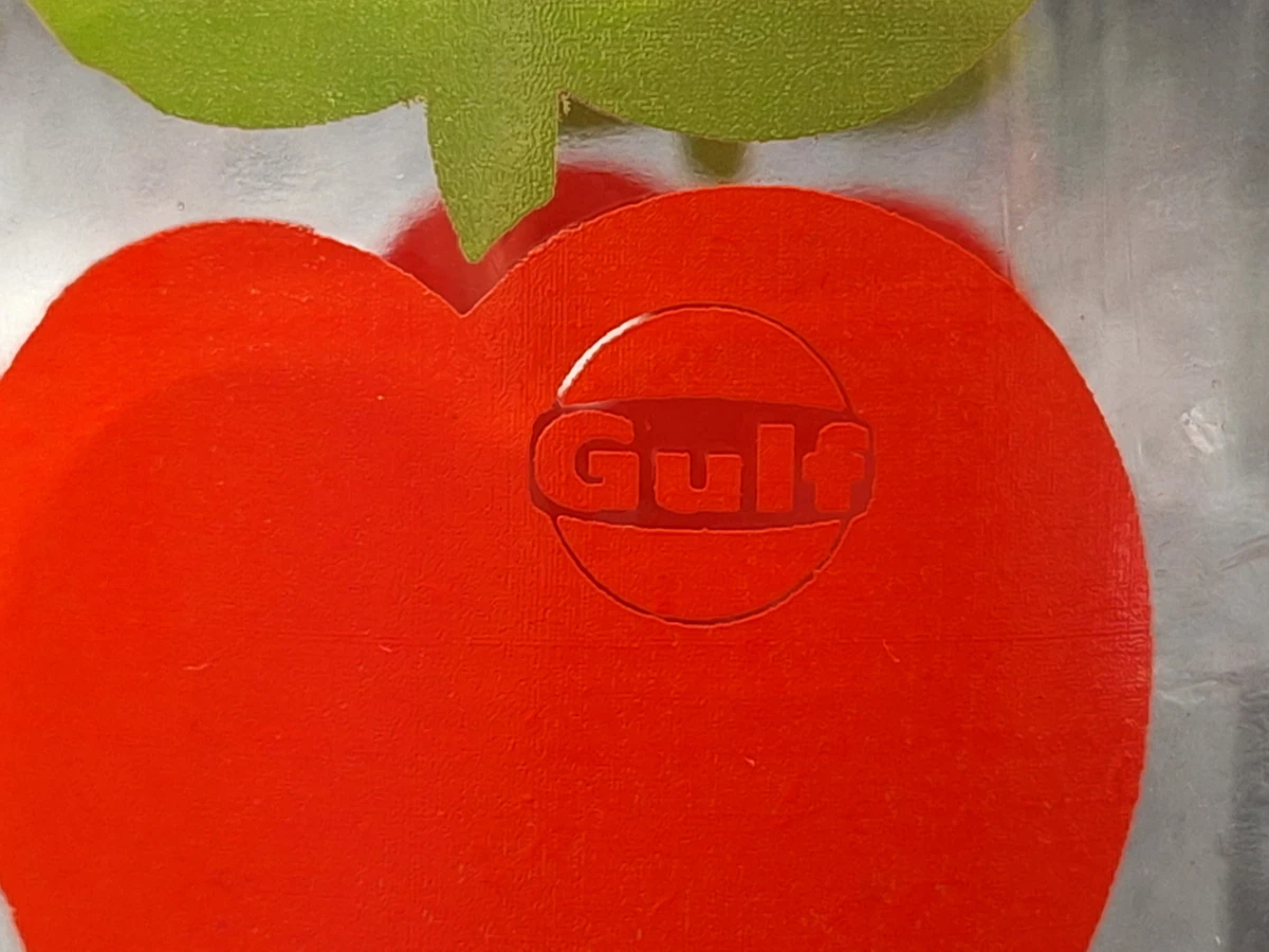 Set van 9 vintage Gulf appel voorraadpotten geproduceerd door Verreries Mécaniques Champenoises France (VMC) - foto 10