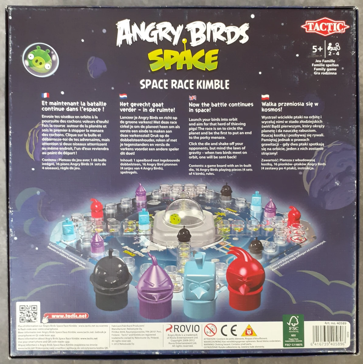 Bordspel: Angry Birds Space Race Kimble - foto 2